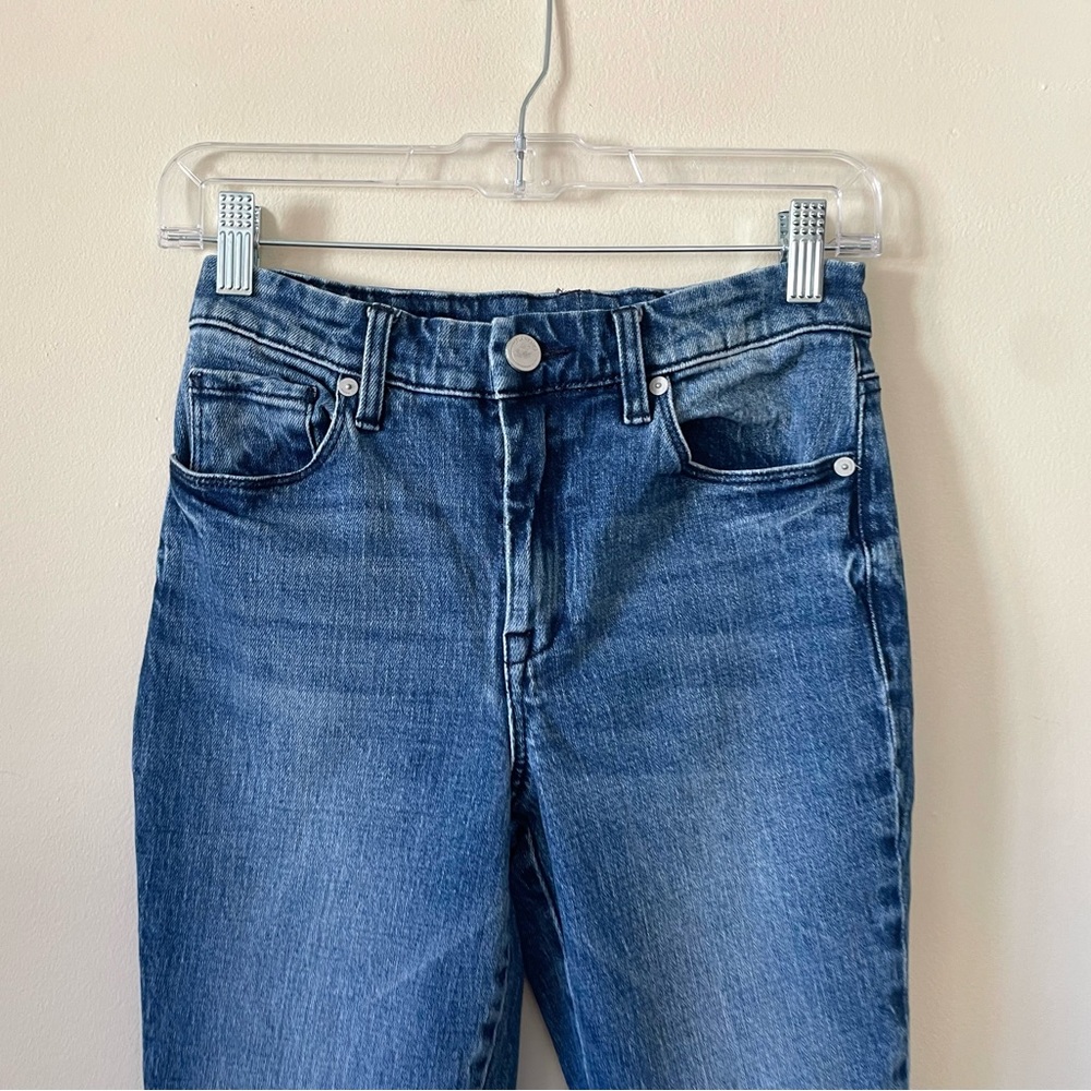 Free People Blank NYC The Hoyt High Rise Mini Flare Lace Up Jeans Size 26 - Picture 9 of 15